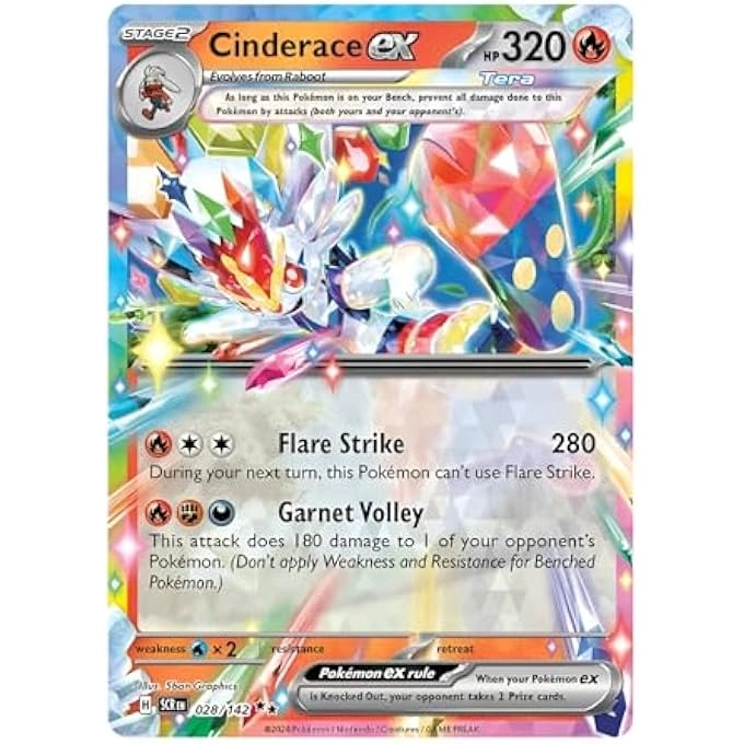 rayihni Pokemon CINDERACE EX 028/142