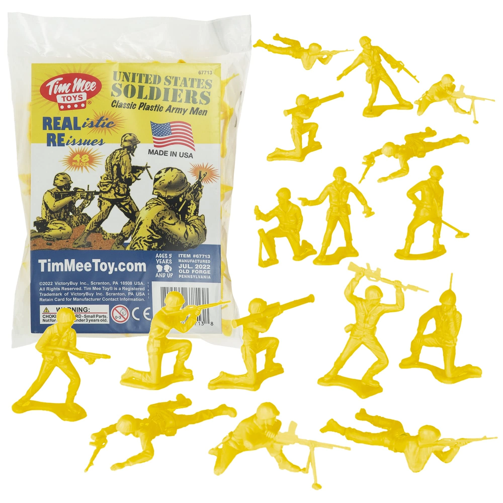 Plastic Army Men (TM-67713) 48 pcs