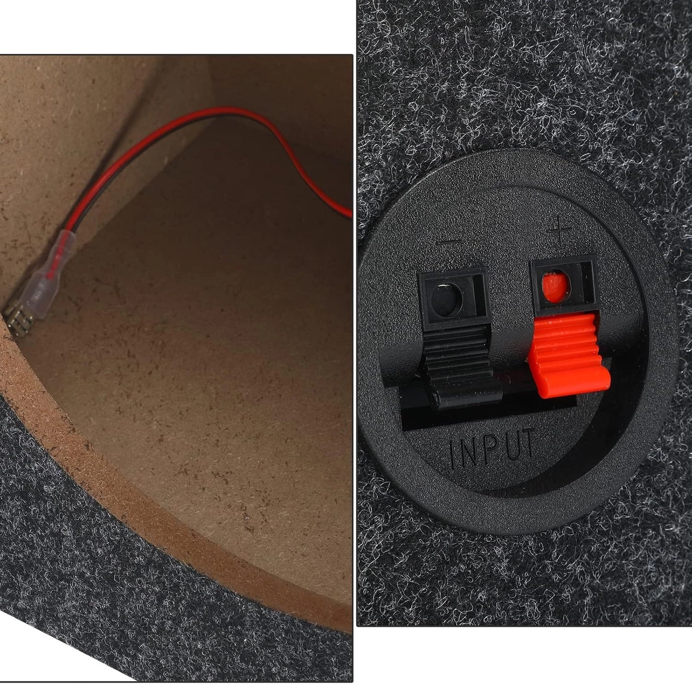 Angled Style Car Audio Speaker Box - 2 Pieces 6 x 9 inches