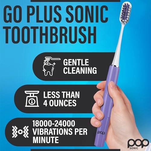 Go Plus - Electric Toothbrush 2 Speeds 18000-24000 Vibrations Per Minute
