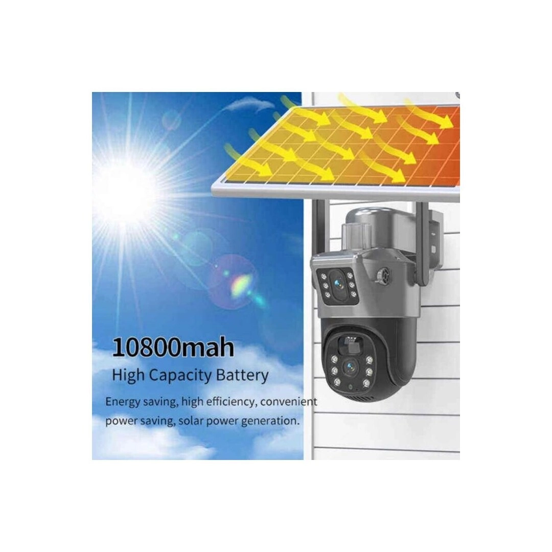 Solar-Powered Security CCTV Camera