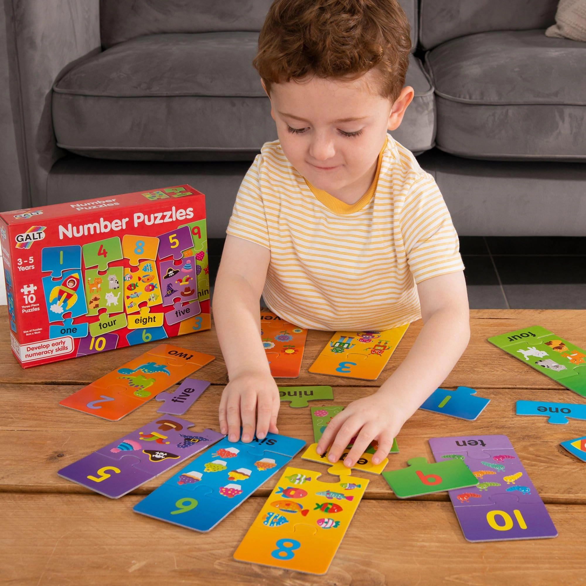 Number Puzzles - 3 Years Plus 3 pieces