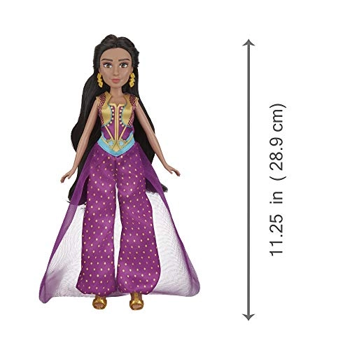 Princess Jasmine Fashion Doll - 11-Inch Removable Outfit Ages 3+