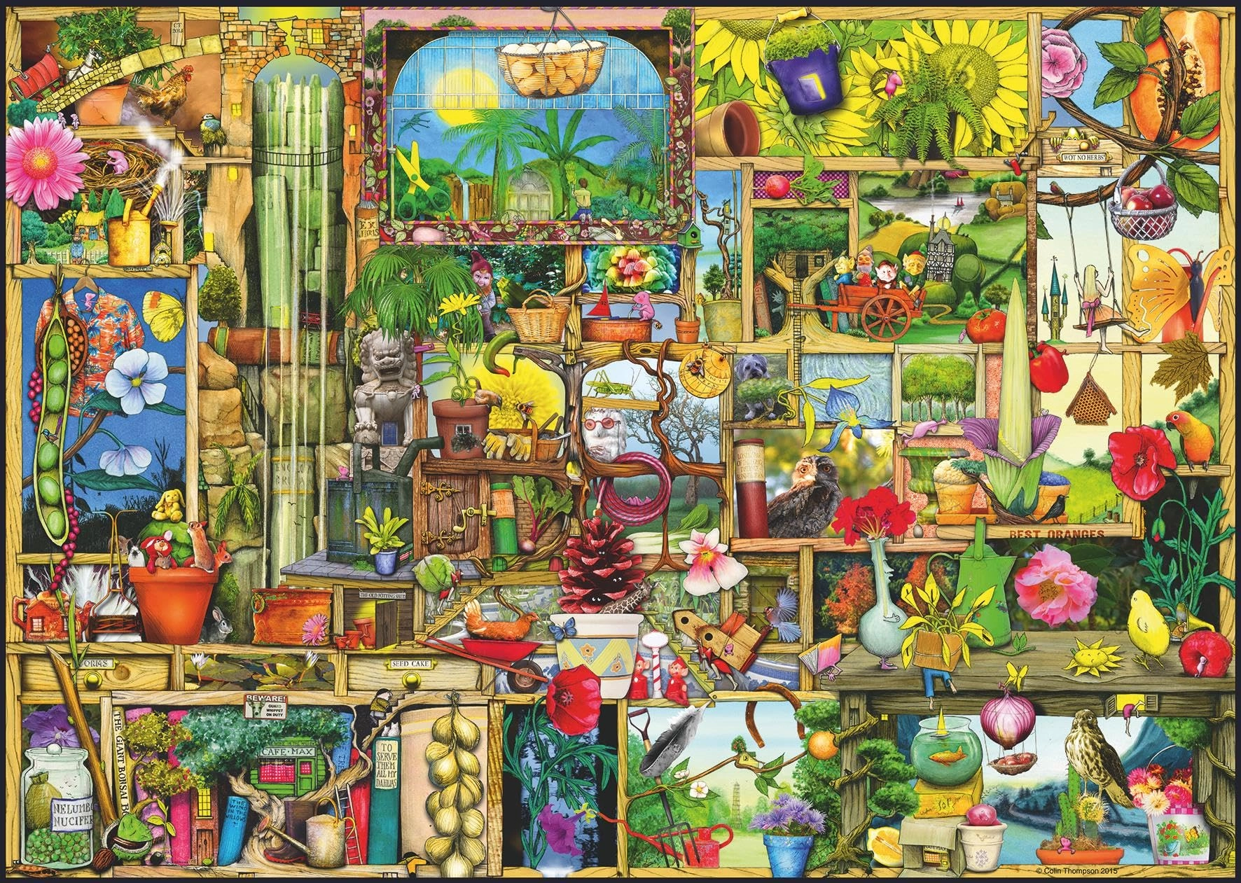 Ravensburger Curious Cupboards The Gardener’s Cupboard Puzzle (3) - 1000 pcs