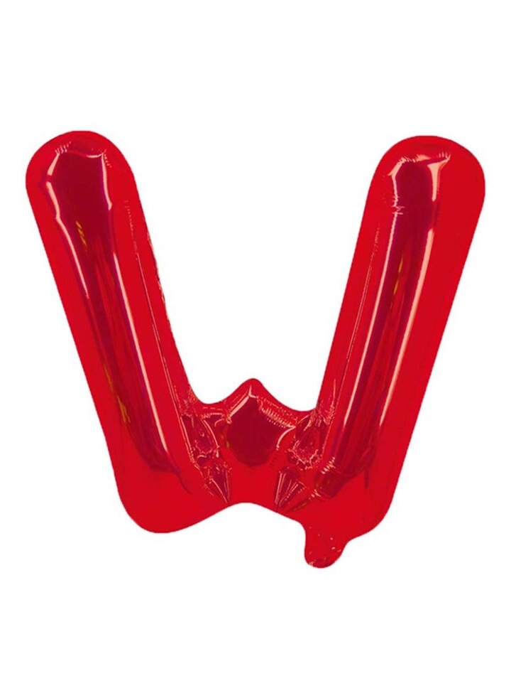 Party Time Trading LLC Letter W Foil Balloon - 16inch Black