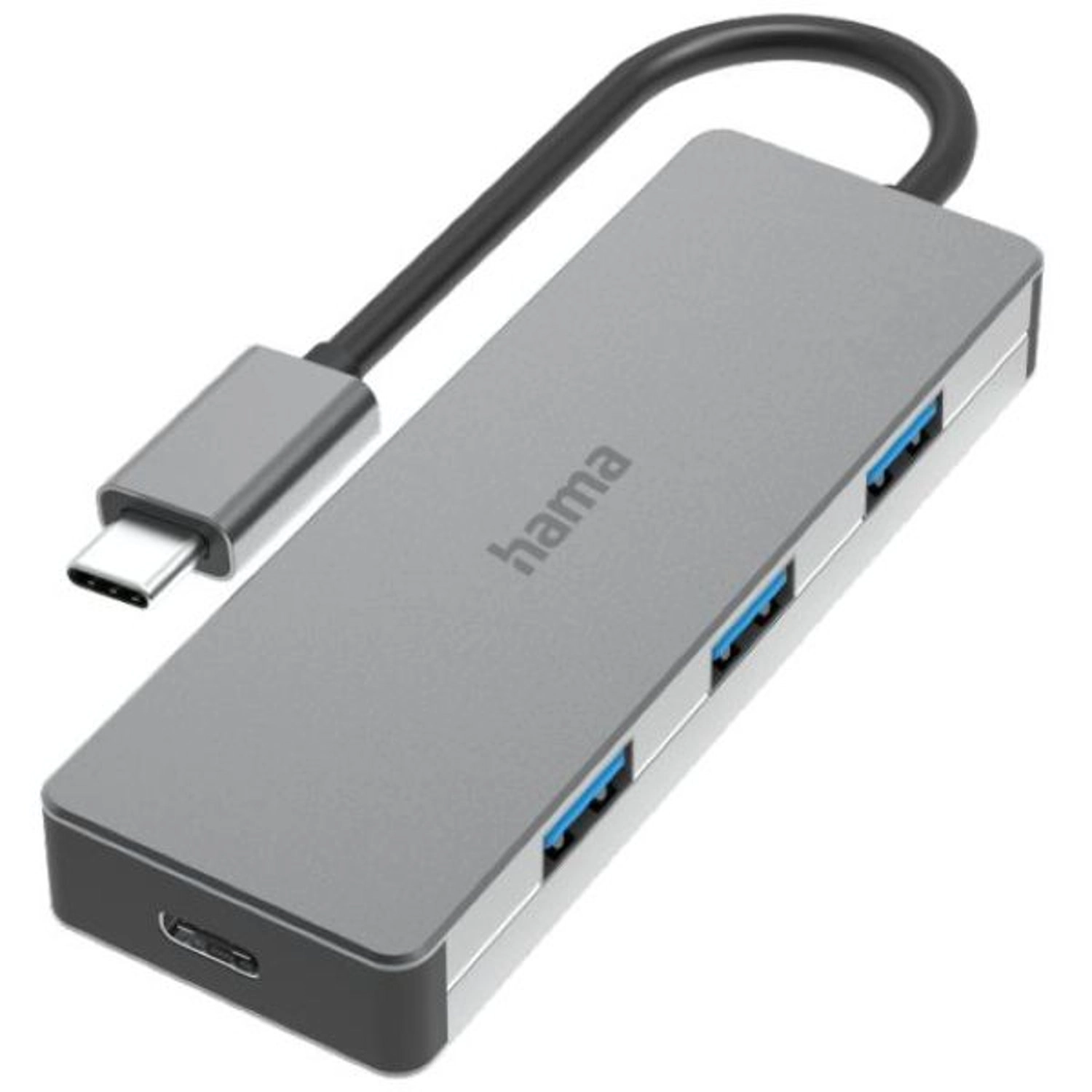 Hama 200105 4-in-1 USB Type-C Hub - True