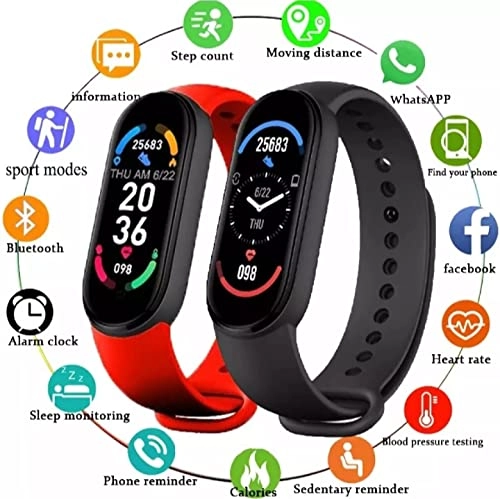 M6 Smart Band - 1.1" TFT 80*160 Heart Rate