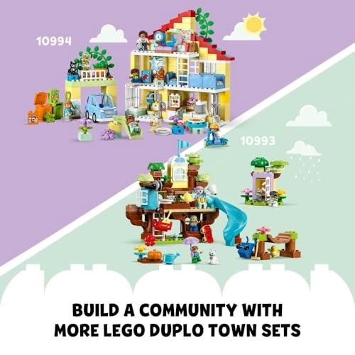 DUPLO Town 3in1 Family House (10994) - 5 Figures Light-Up Toy Lamp
