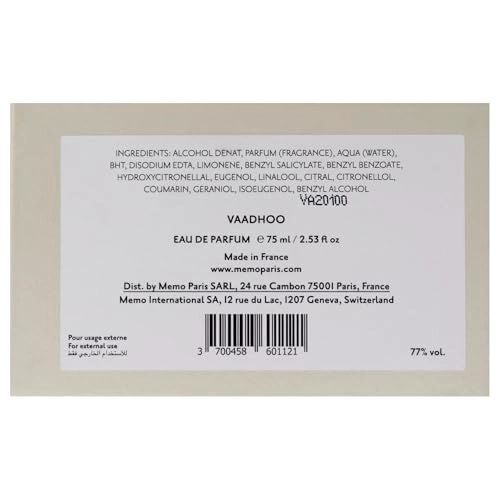 Graines Vagabondes Vaadhoo Eau de Parfum 75 ml