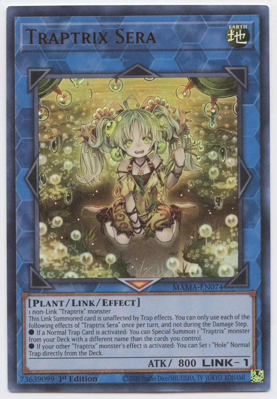 Yu-Gi-Oh! Traptrix Sera MAMA-EN074 - Ultra Rare 1st Edition