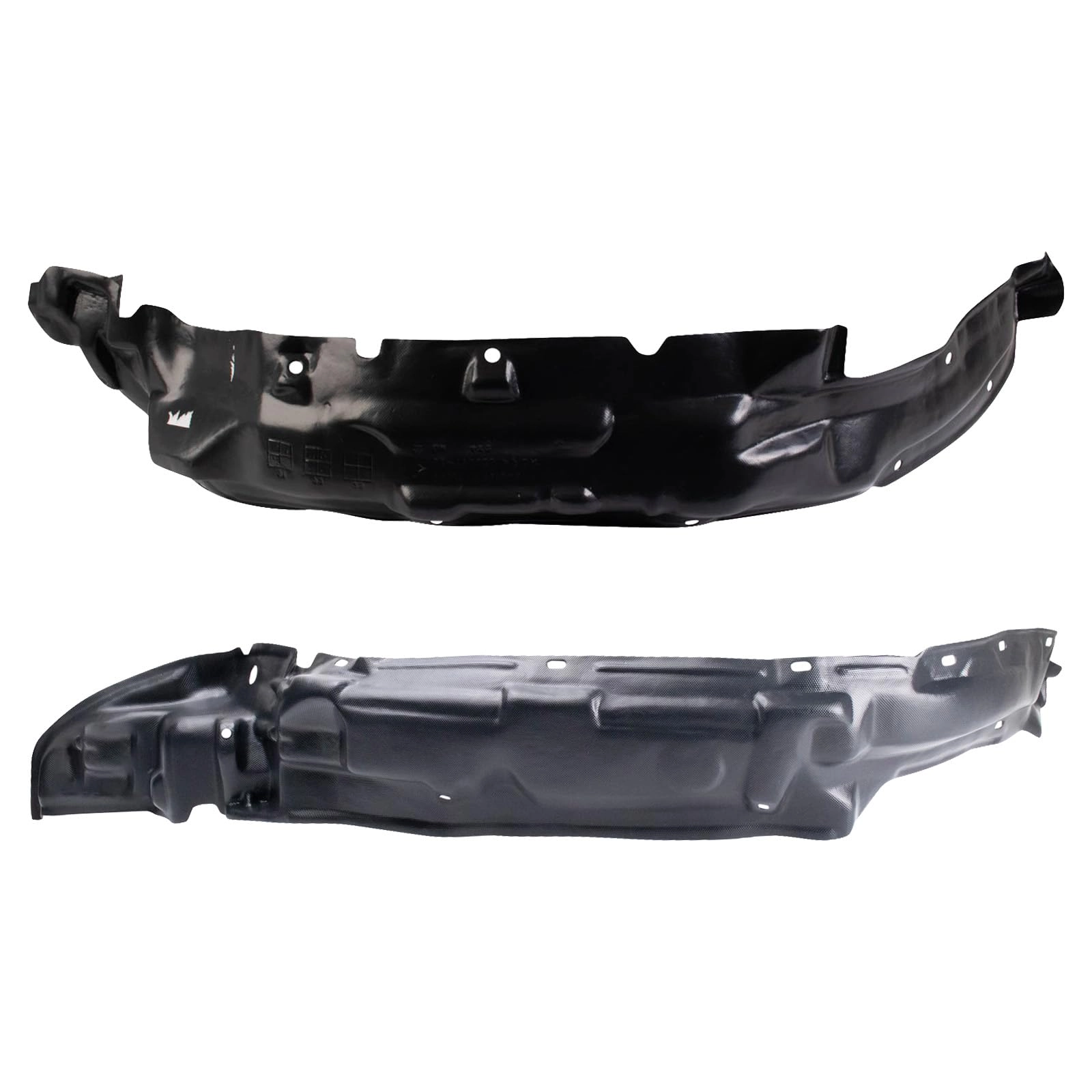 TRQ BDA14693 - 2 Piece Inner Fender Liner Set Compatible with 1993-1995 Toyota Pickup