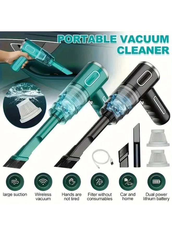 4-in-1 Wireless Handheld Vacuum Cleaner - 2000mAh