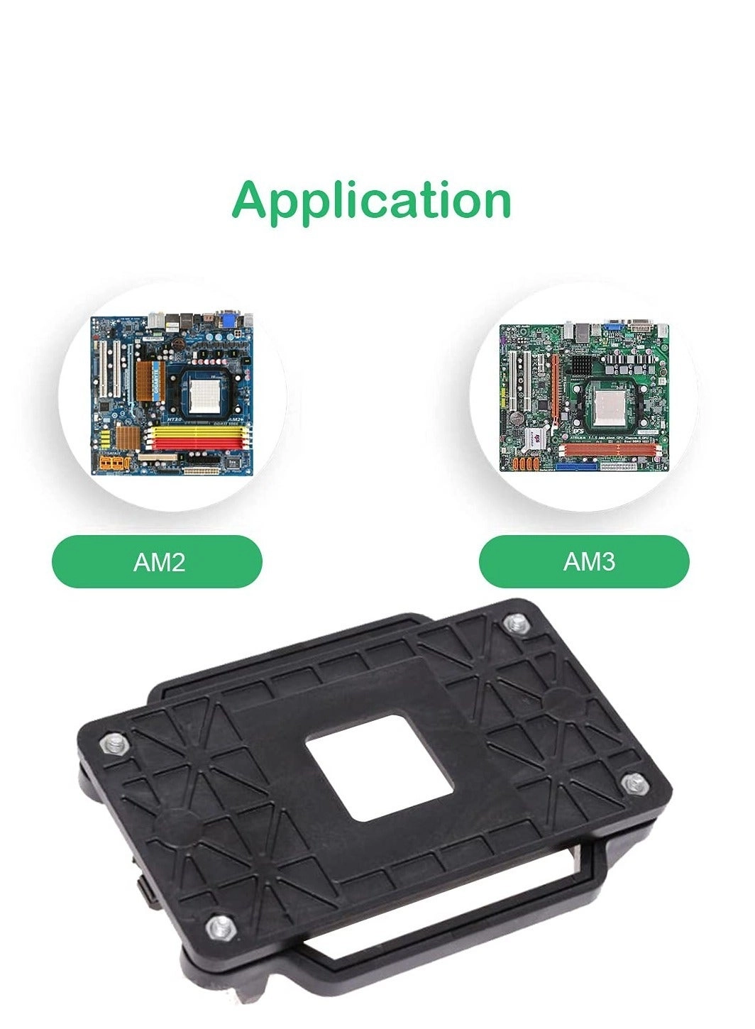 CPU Fan Bracket Base - 5 PCS AM2 AM3 Black