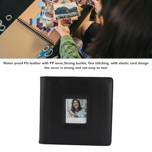 2.62x2.12" 288 Pockets PU Leather Photo Album