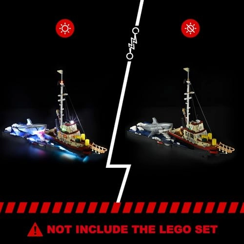 Light Kit for LEGO Jaws 21350 - Plastic 1