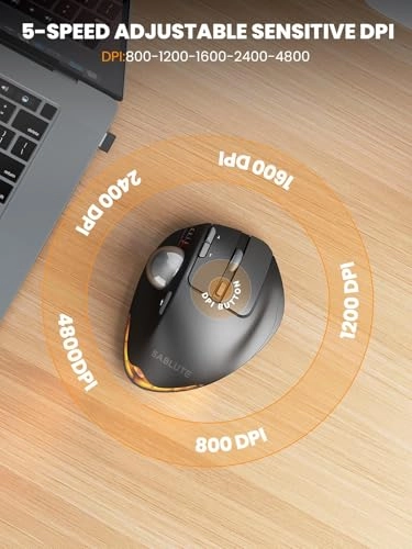 Trackball Mouse - Bluetooth USB