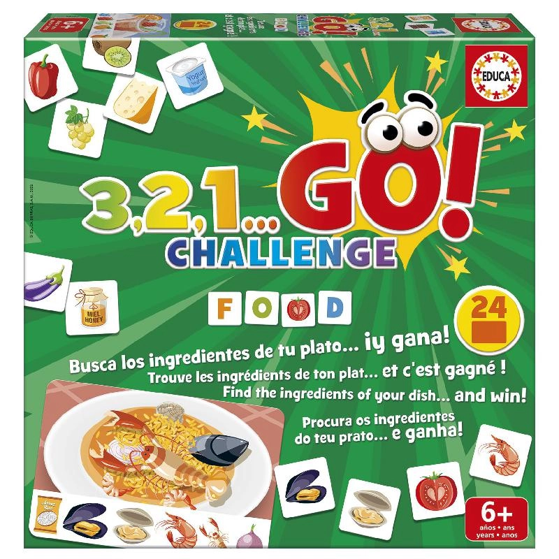 3 2 1...Go! Challenge: Food - Strategy Game