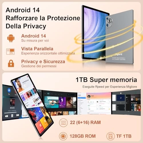 Tablette Tactile - 128GB 10.1"