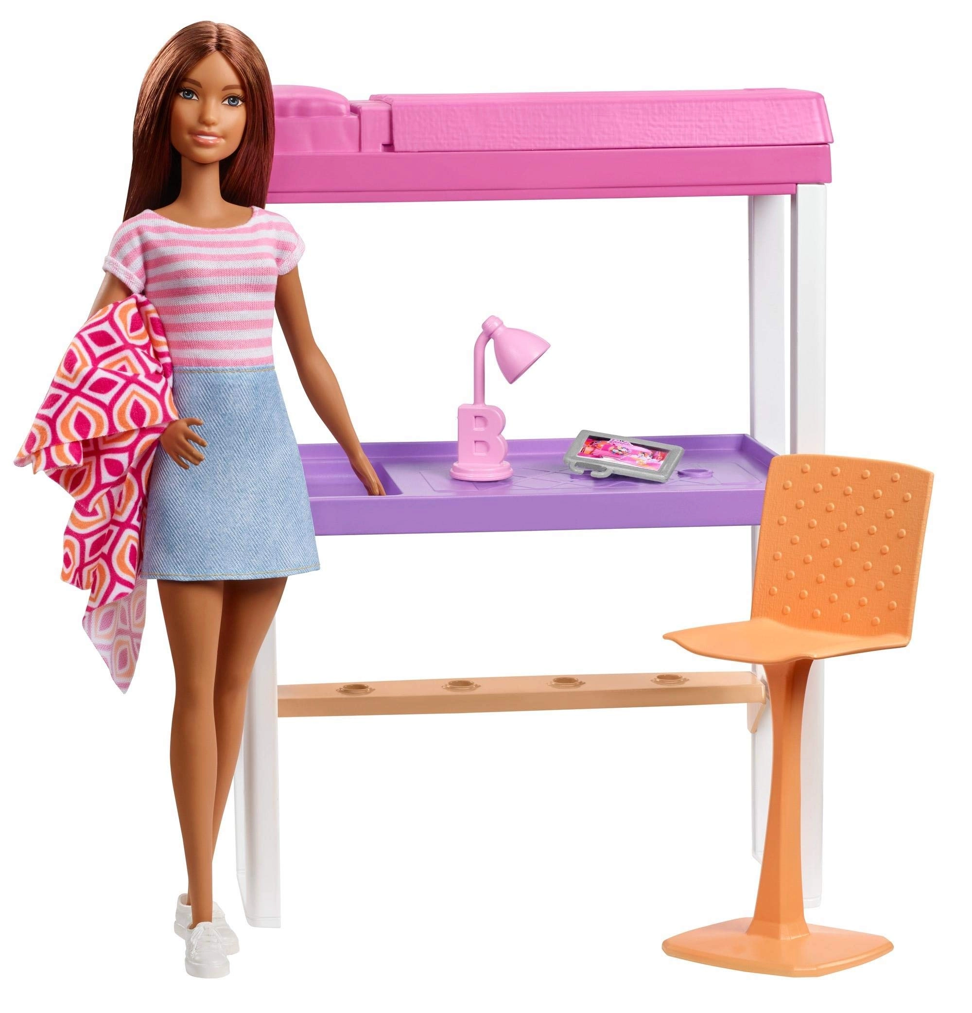 Barbie DVX51 Room and Doll - 1:6 Scale Multi-Colour