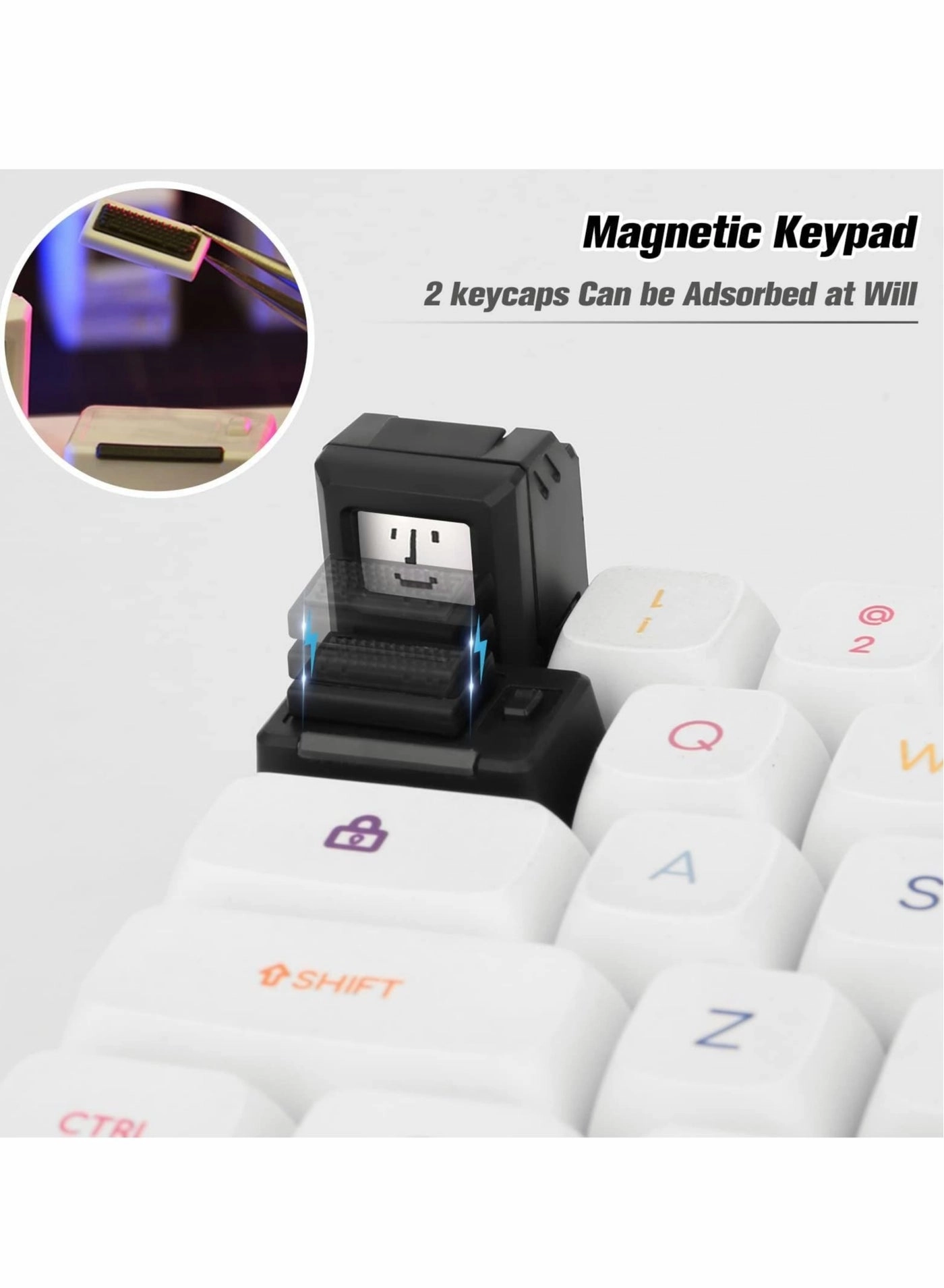 Custom Keycaps - Magnetic Light-transmitting Backlit Esc Tab
