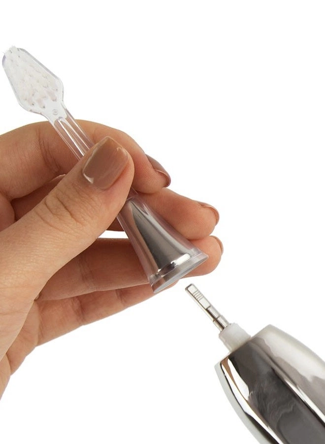 Zina45 Brush Head - Silver Pack of 2