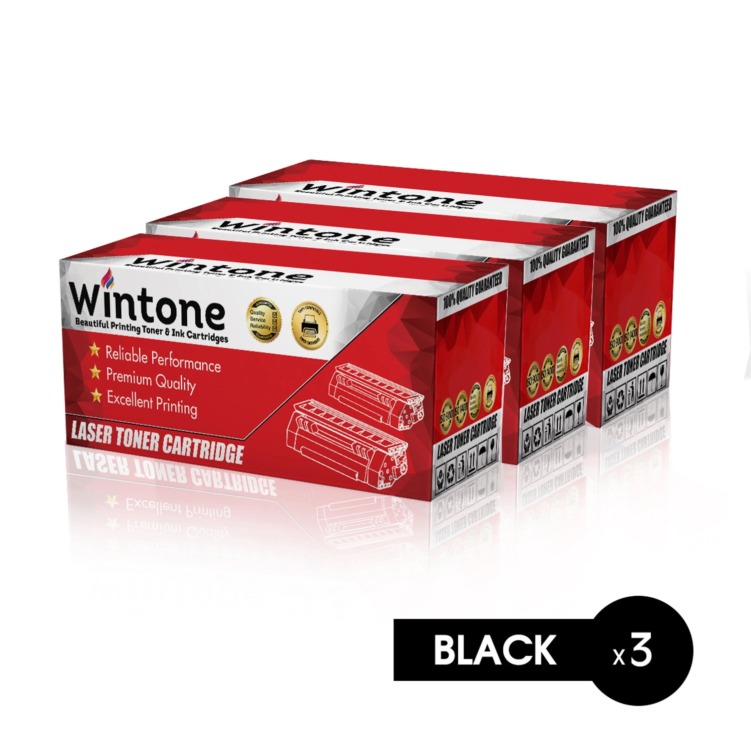 Wintone CF287A - 9000 pages Black