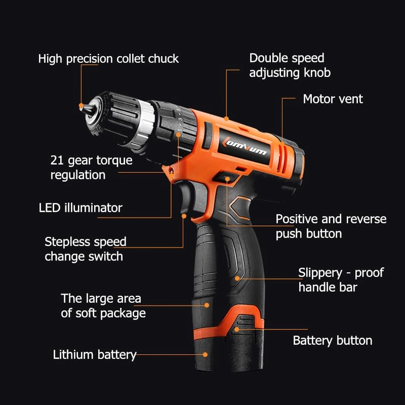 Electric drill - 1600mA
