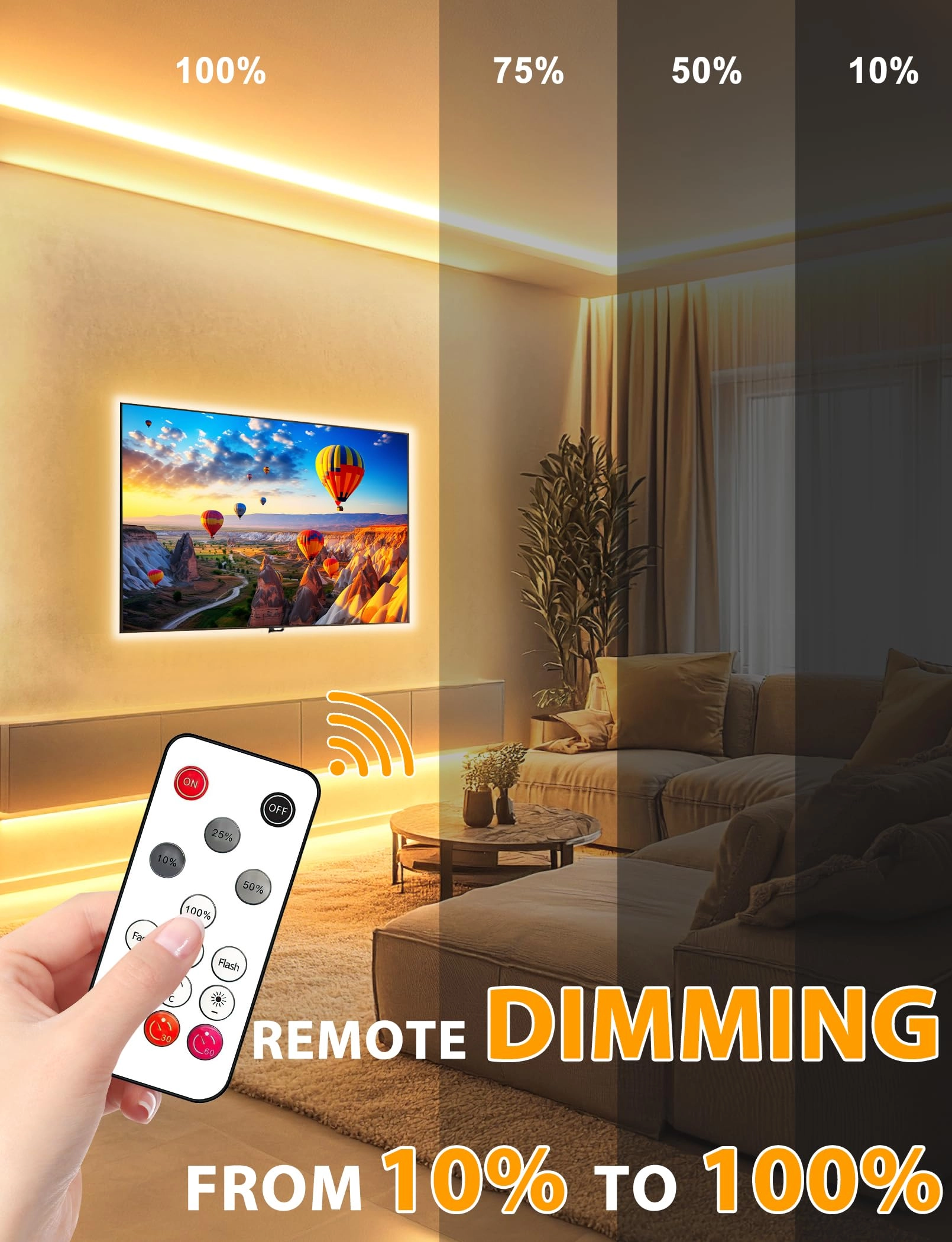 COB LED Strip Light - 10M