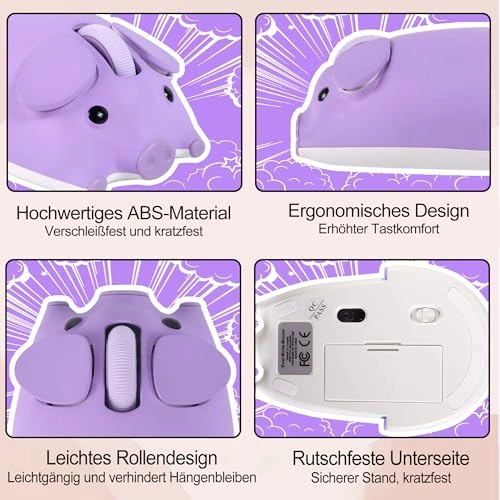 Pig Shape Mouse - Wireless