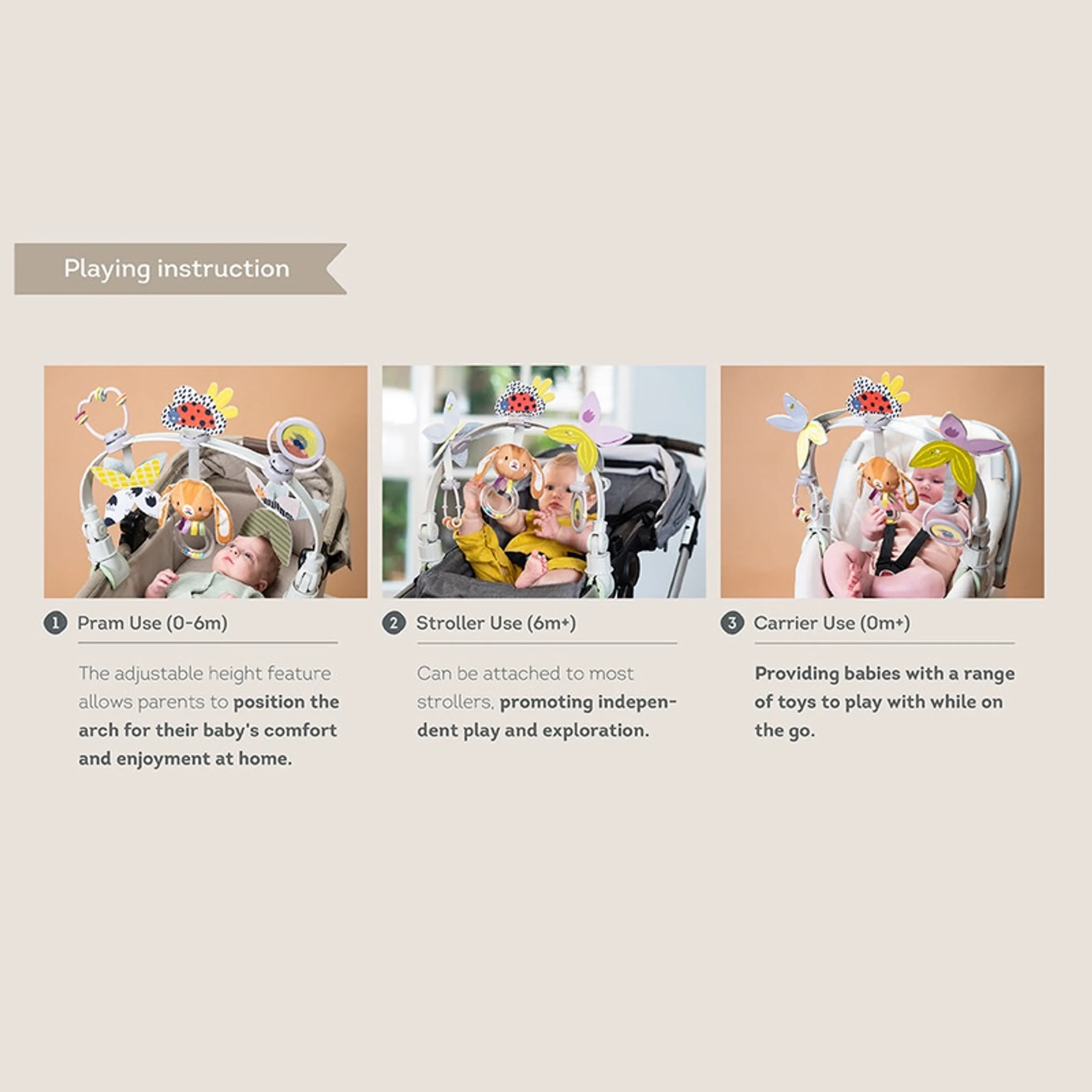 Grow With Me Activity Arch - Suitable for 0 month & above