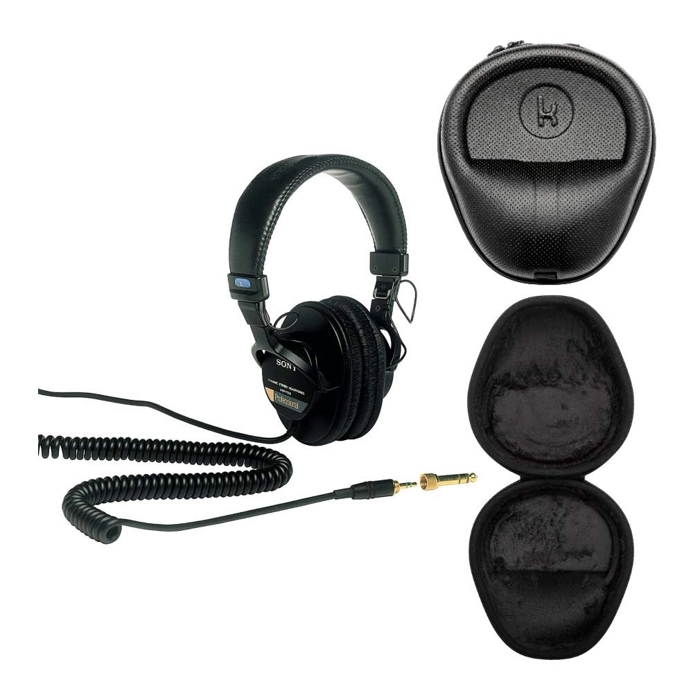 Sony MDR7506 - Wired Headphone + Hard Shell Headphone Case