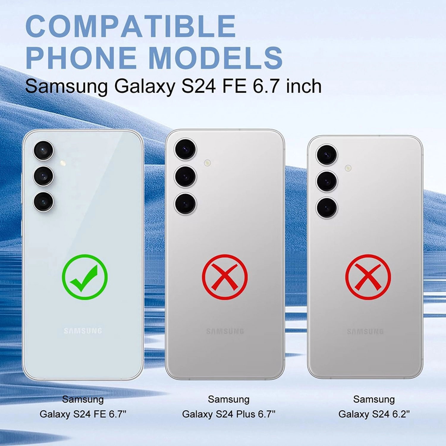 Clear Case with MagSafe for Samsung Galaxy S24 FE