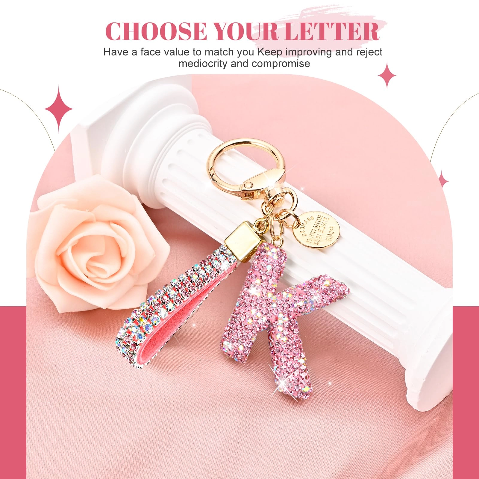Initial Letter Keychain