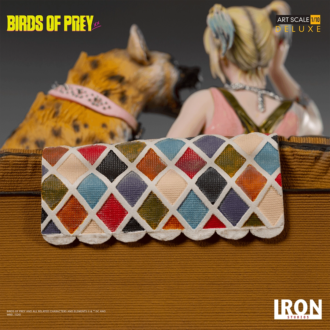Harley Quinn & Bruce Deluxe Art Scale 1/10 - Birds of Prey Limited Edition Hand Painted Polystone