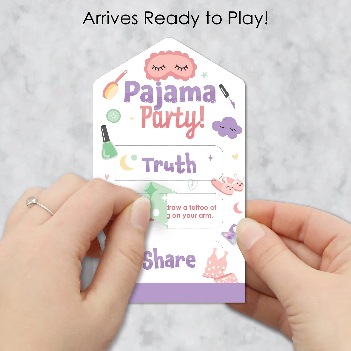 Pajama Slumber Party Pull Tabs - 12