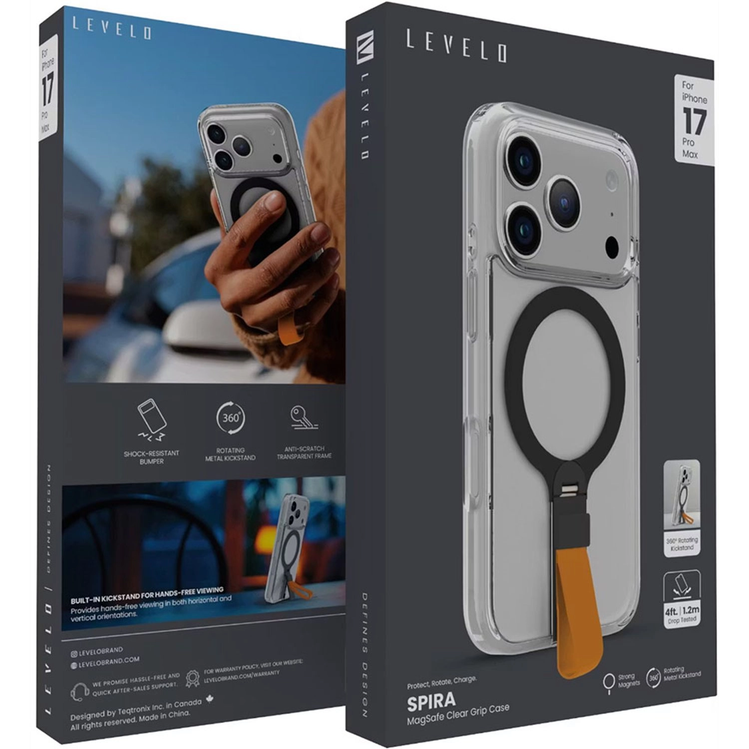 Spira Grip Case with MagSafe for iPhone 17 Pro Max