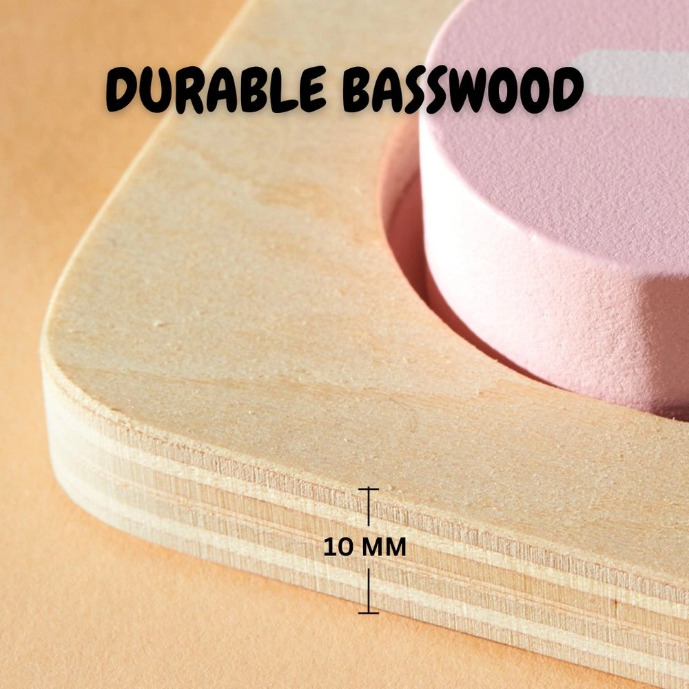 Wooden Number Board - 18 Months