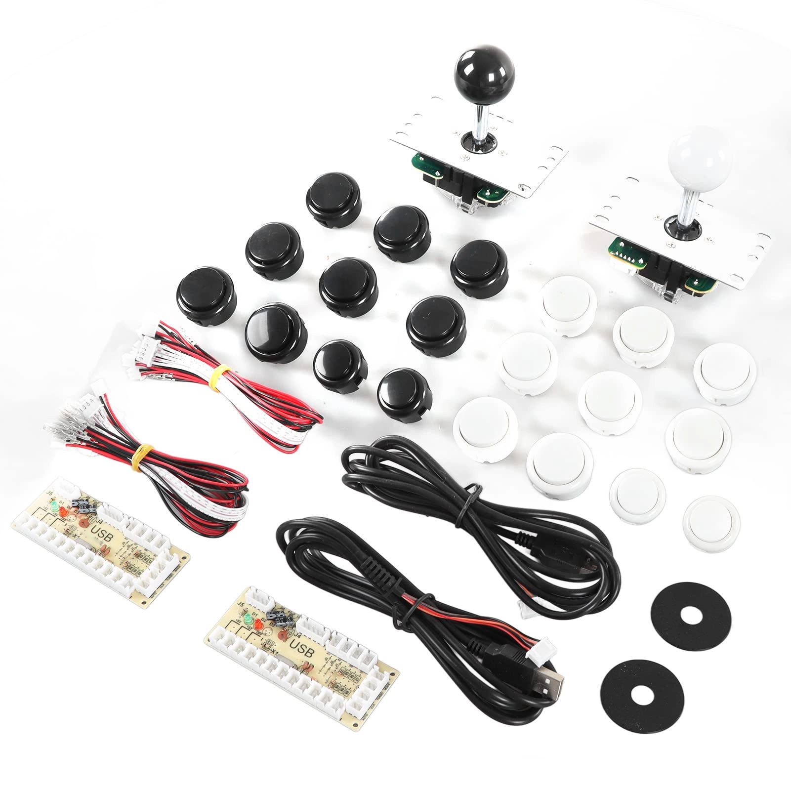 TIKATARER DIY Game Kit - Sturdy USB Encoder Joystick Buttons