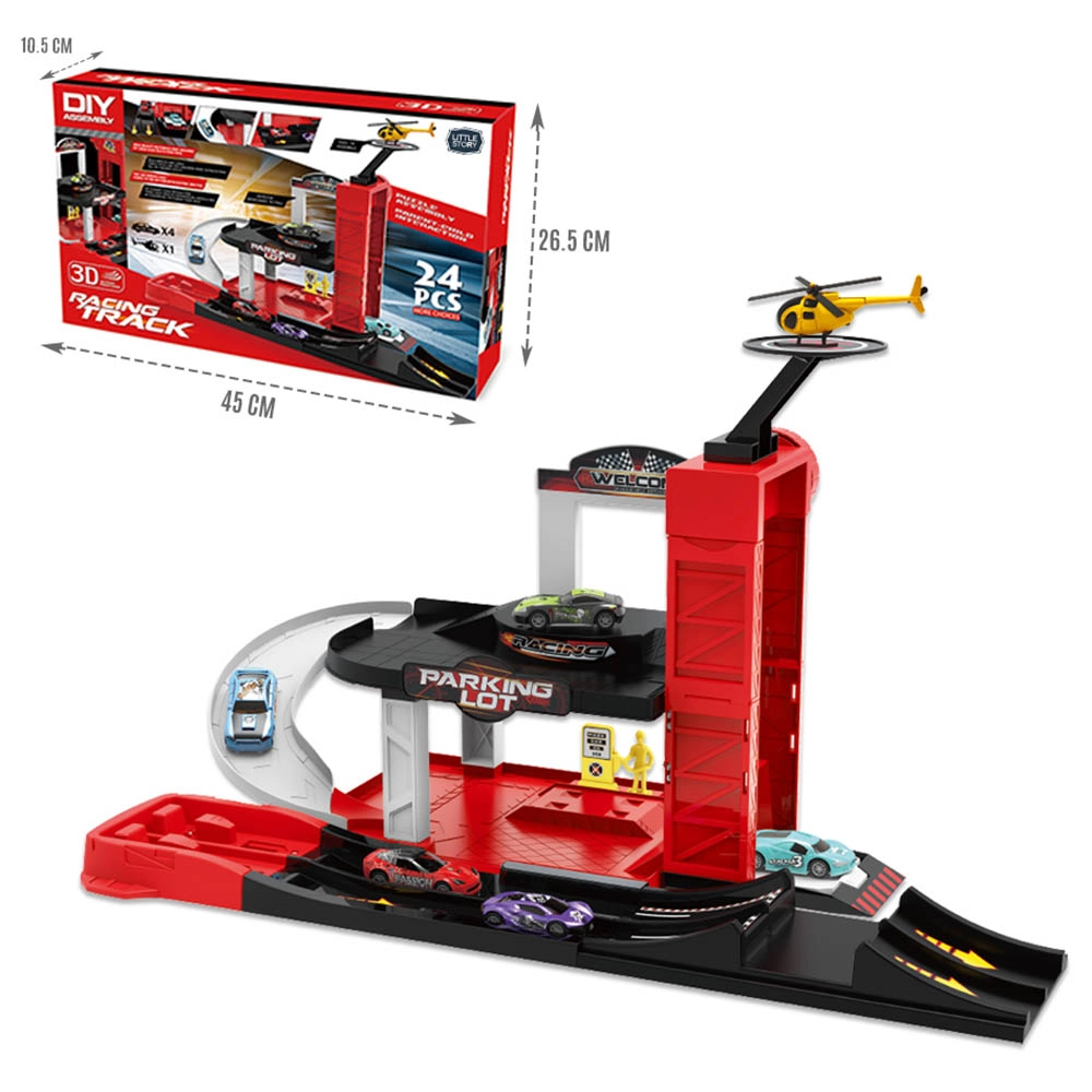 Toy Car Parking Lot - 24 pcs