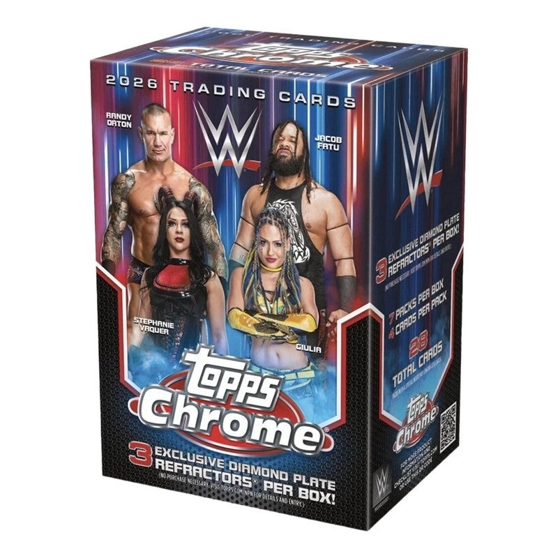 Topps Chrome WWE 2026 Value Box - English