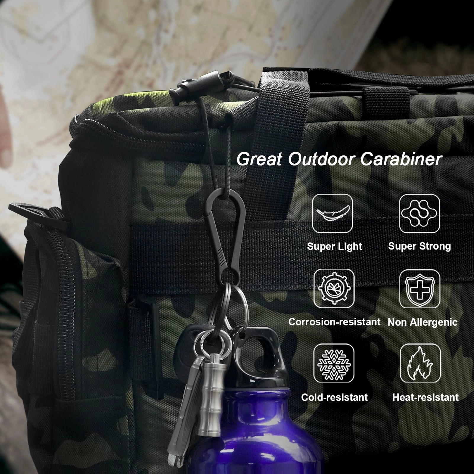 Carabiner Keychain - Space