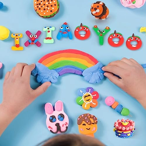 Air Dry Clay - 104 pcs. Starter kit