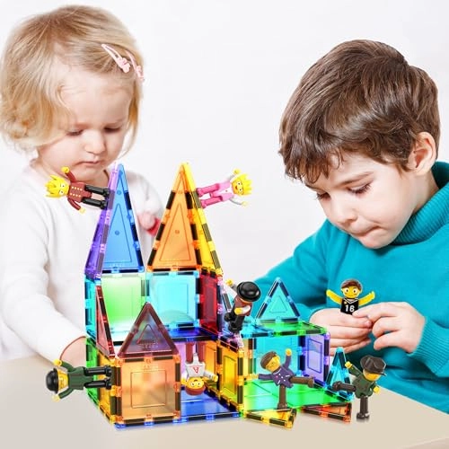 Magnetic Action Figure Set - 3 years and up 8 pieces