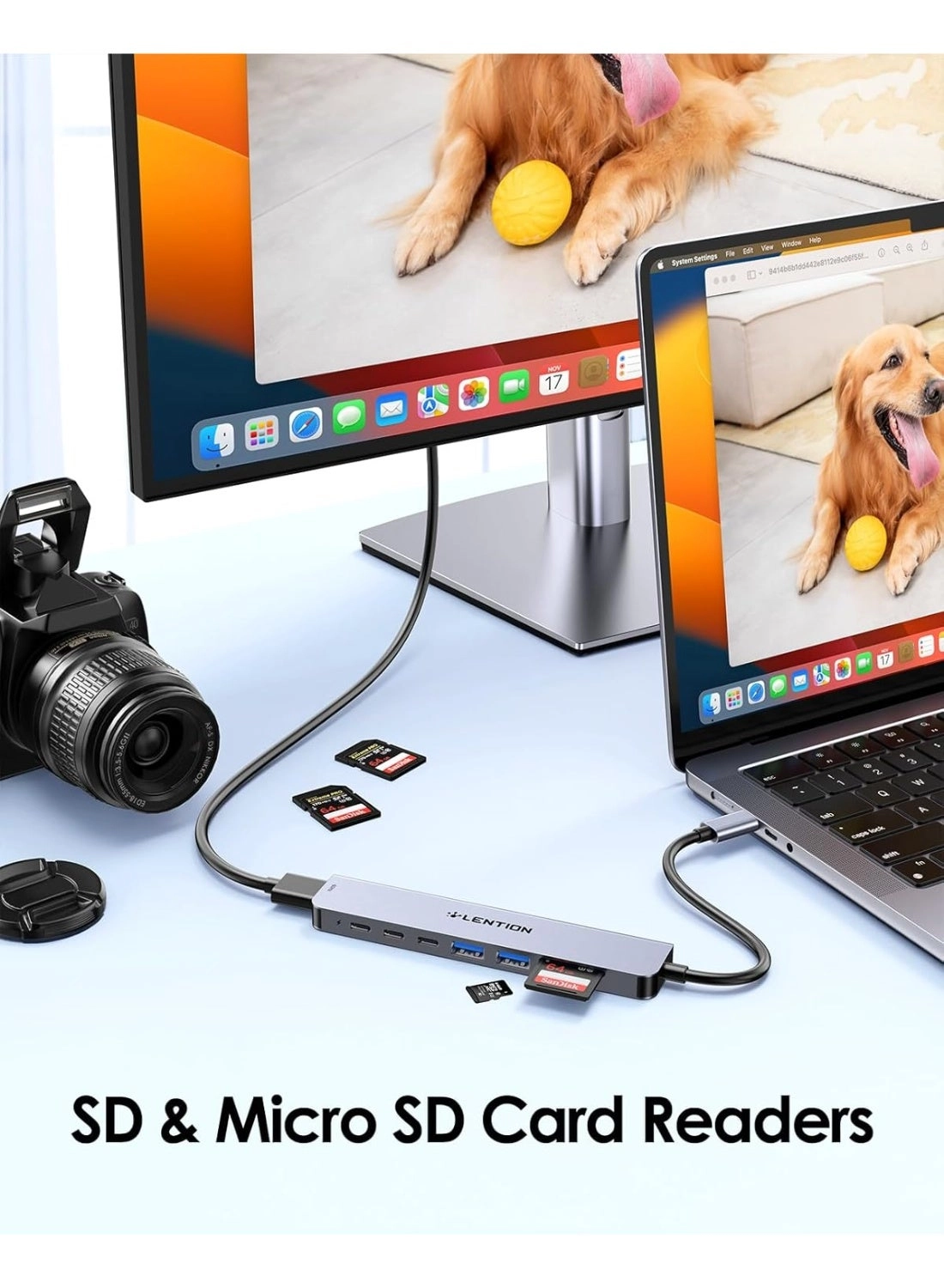 CB-CE18s - 8-in-1 USB-C Hub 4K@60Hz HDMI 100W PD