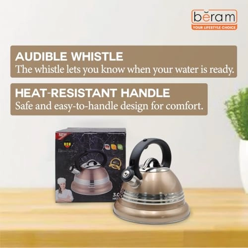 Tea Kettle - Stainless Steel 3 Litres