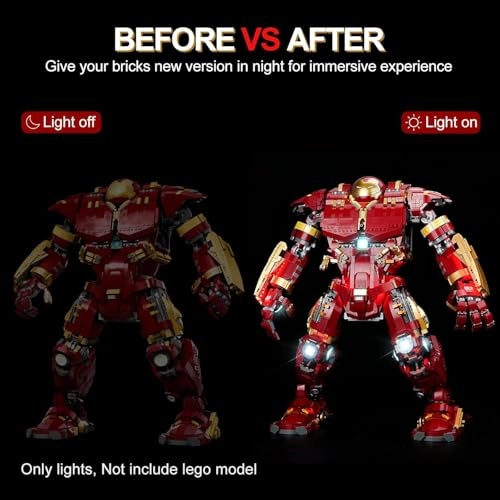 LED Light Kit for LEGO The Battle of Wakanda 76247