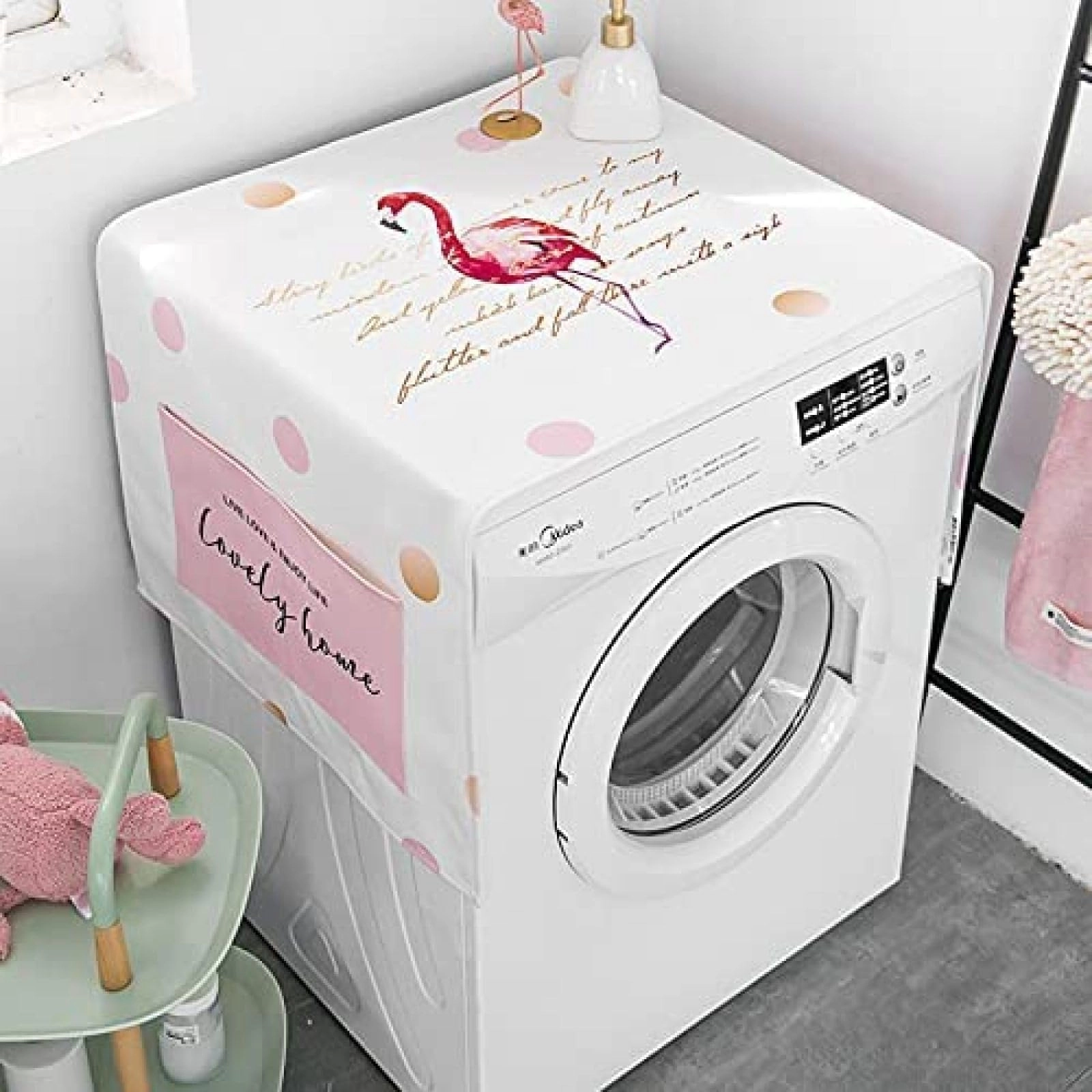 DIE Upper Protective Mat - 21 x 22 inches Red Flamingo