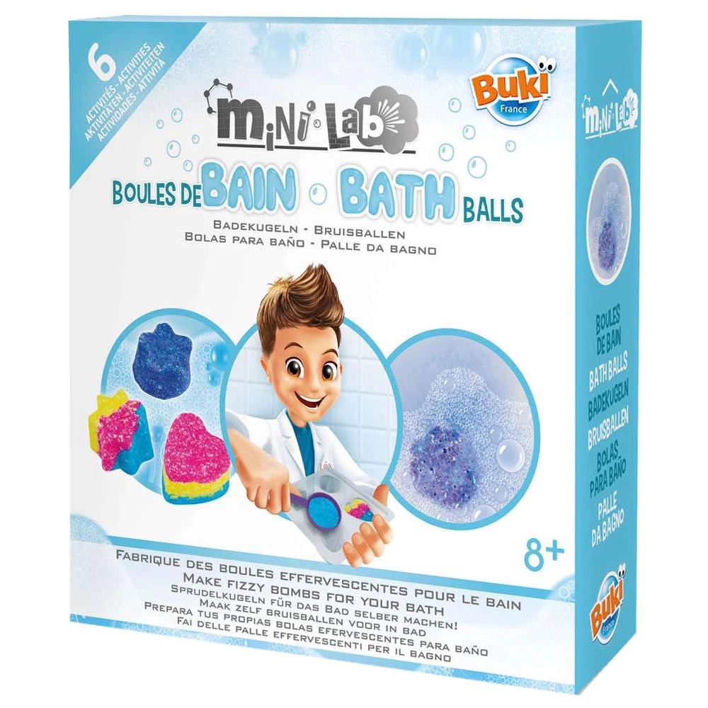 Buki France Mini Lab Bath Balls - Suitable for 8 to 13+ yrs