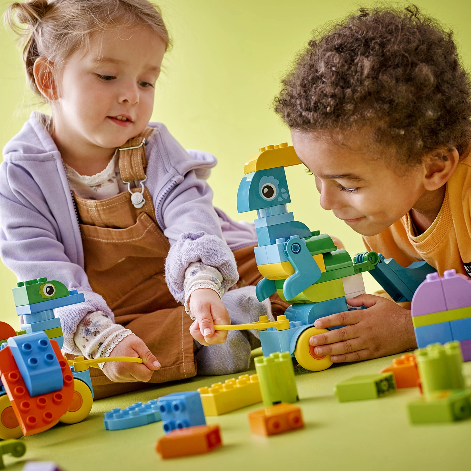 DUPLO Town 3 in 1 Dinosaurs on Wheels - T. rex 108 pcs