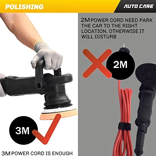 Dual Action Car Polisher - 700W 6 inch